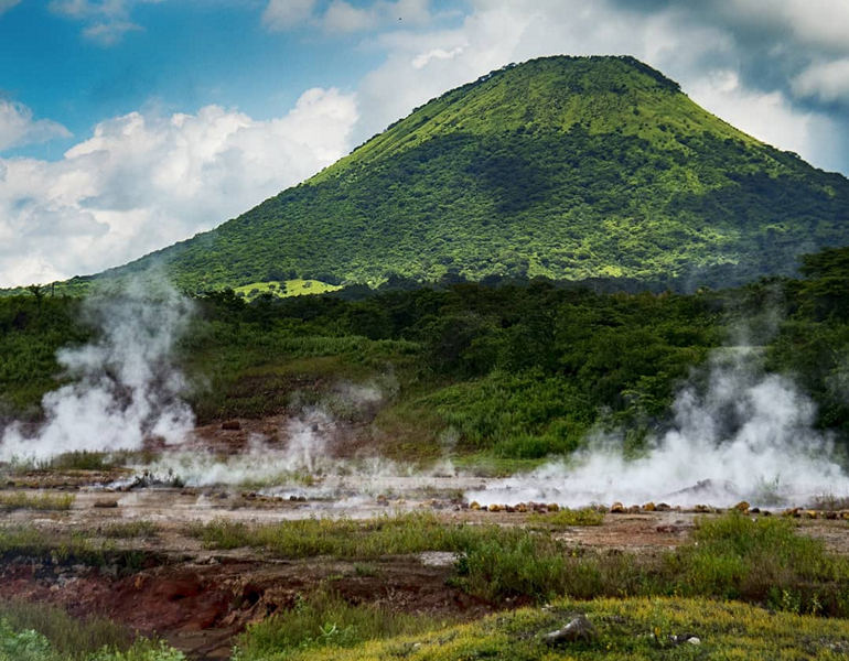 Santa Clara, volcán de León, Nicaragua