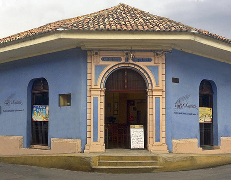 Cafetería Il Capriccio en León, Nicaragua