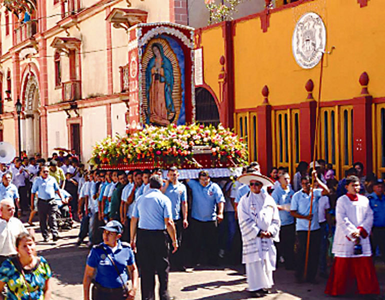 Celebraciones en honor a la Virgen de Guadalupe en León, Nicaragua