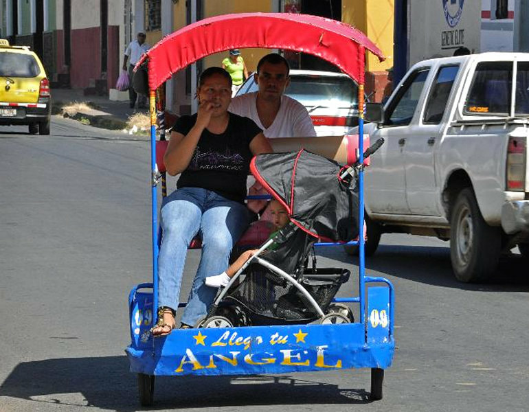 Como moverse en Leon Nicaragua en triciclo