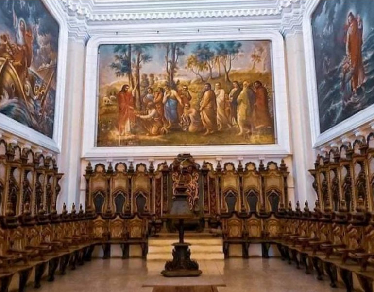 Coro cordobés y facistol de la Catedral de León, Nicaragua