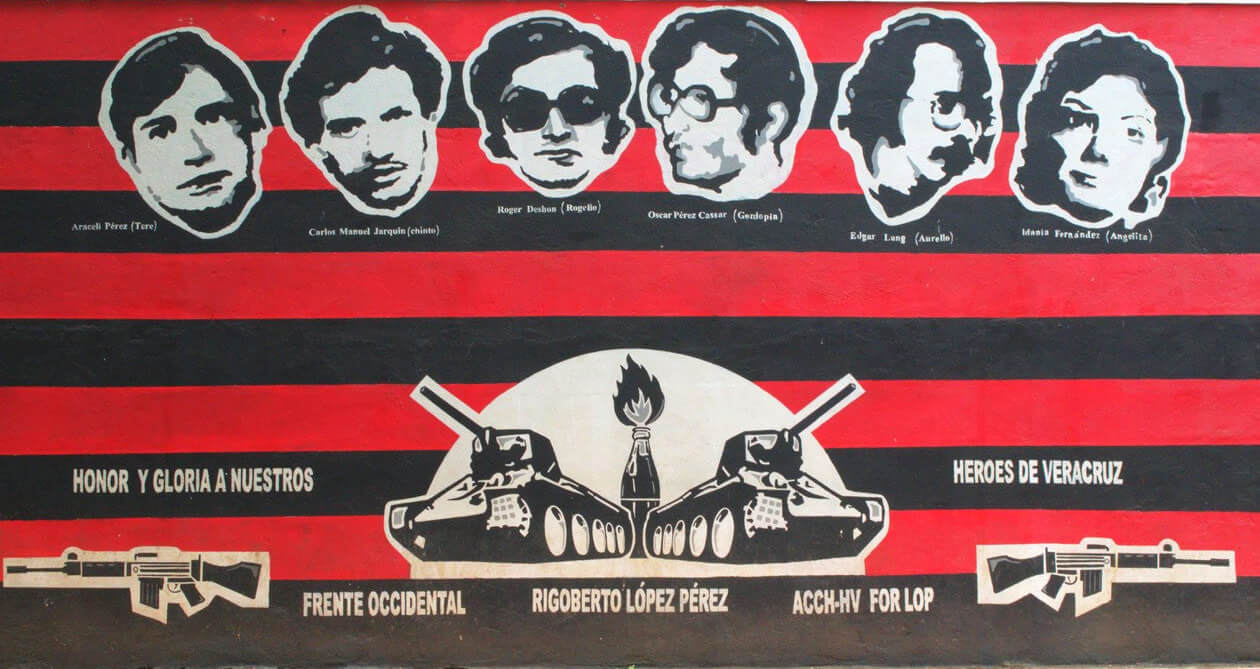 Mural en el Museo de la Revolución en León, Nicaragua