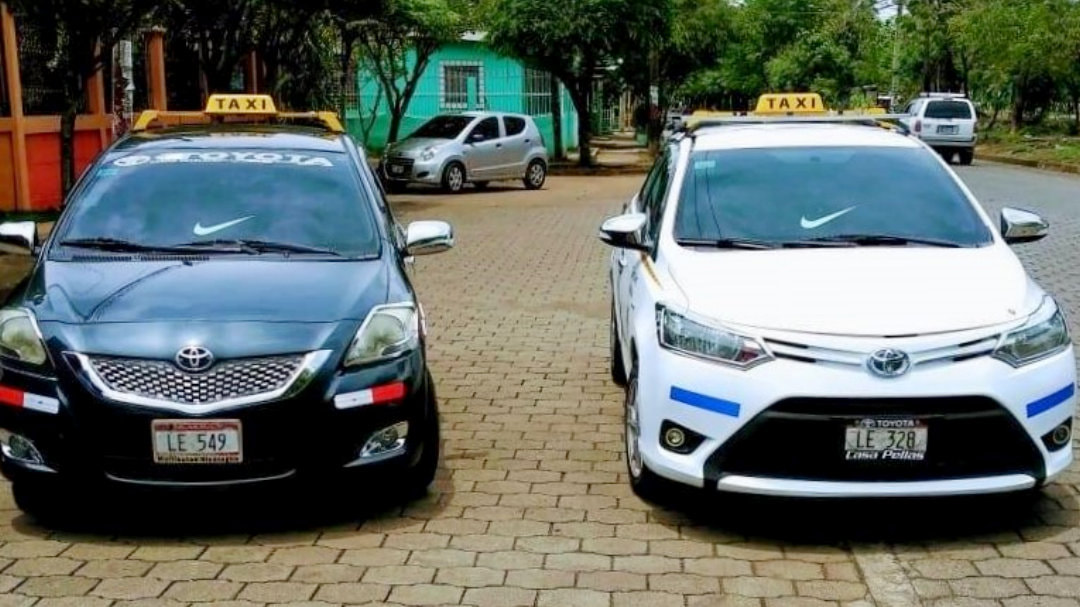 Taxis autorizados o legales en León, Nicaragua 